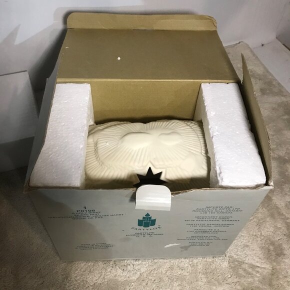 Partylite Tealight Holder Nativity Scene O Holy Night Porcelain Candle Holder W - Picture 11 of 13